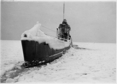 U3 vinter 1953-1954. Foto U3 arkiv.