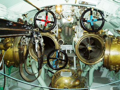 Submarine U3 Torpedo room