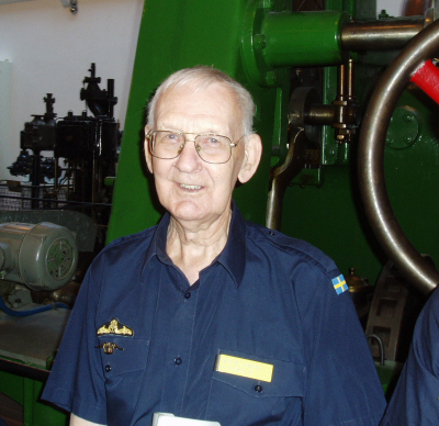 Submarine U3. Ships number 8 Gösta Sundin. Gösta has throughout the years made more than 900 inspireing guiding hours.